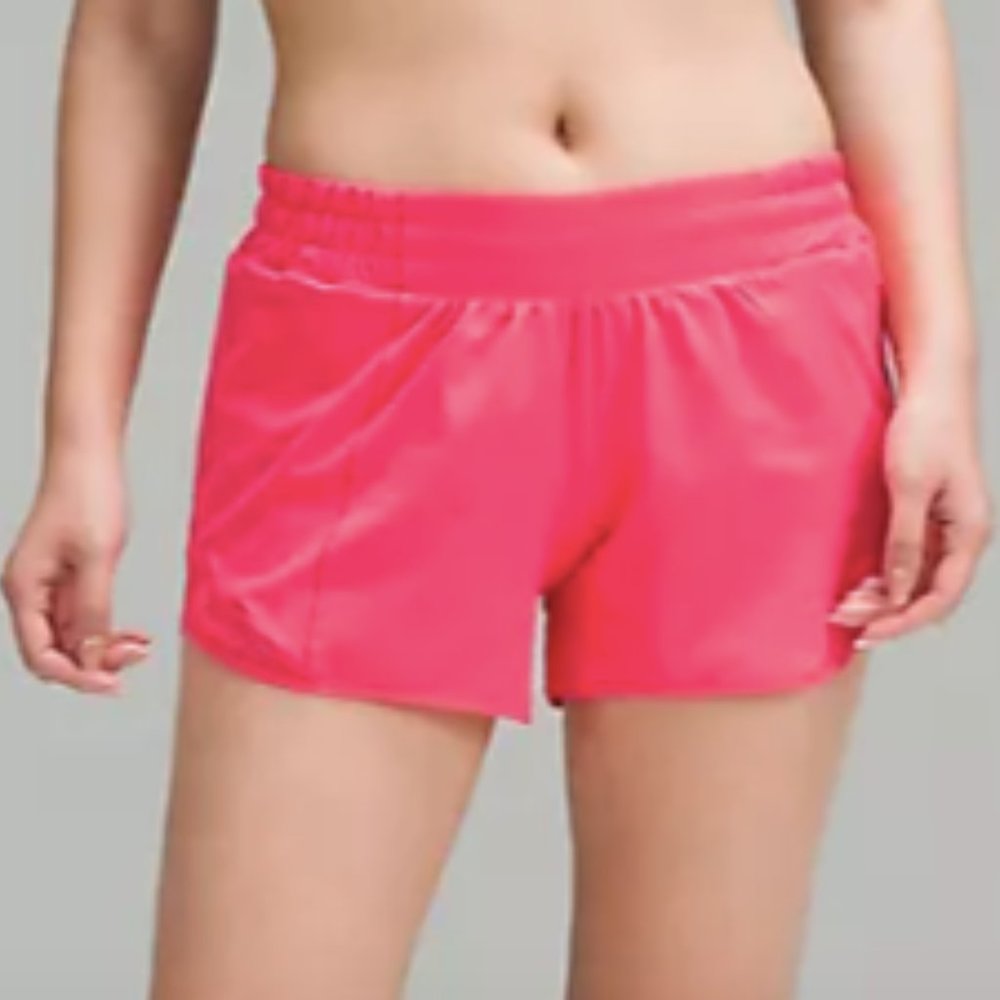 (2322/23/24/25/26) NWT Hotty Hot Low-Rise Lined Short 4" - LIPGLOSS size 6-14 - Picture 2 of 5